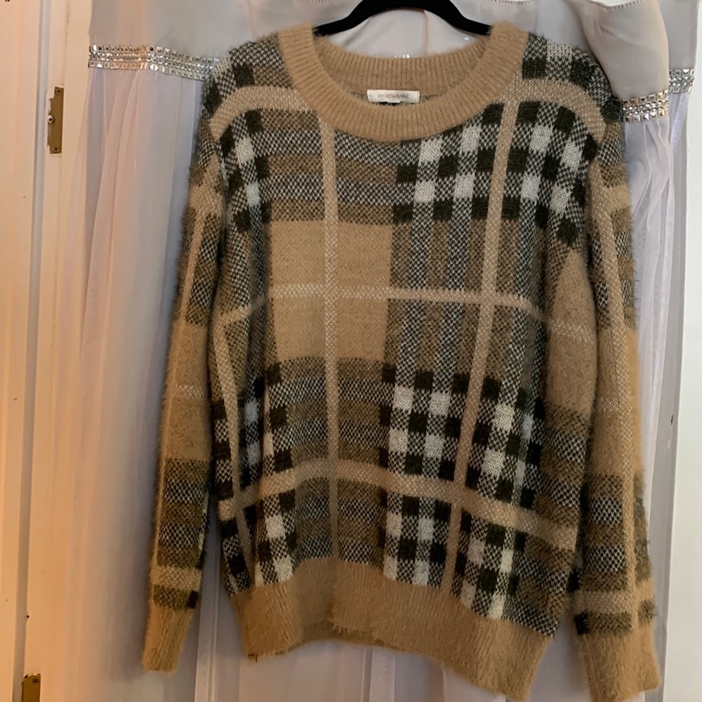 Sweaterland plaid sweater